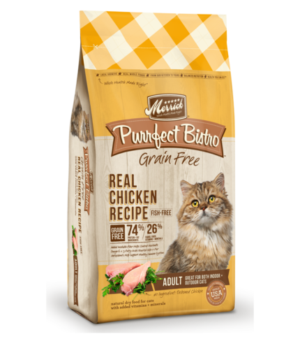 Merrick 無穀物天然貓糧系列 – 成貓雞肉配方12Lb